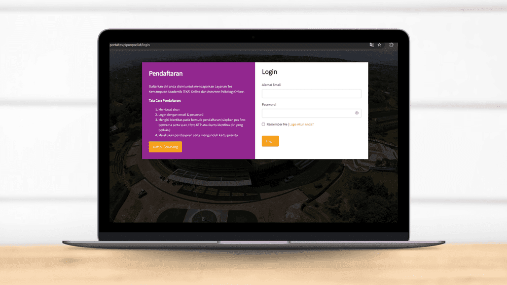 Perubahan Website Pendaftaran TKA PIP Unpad