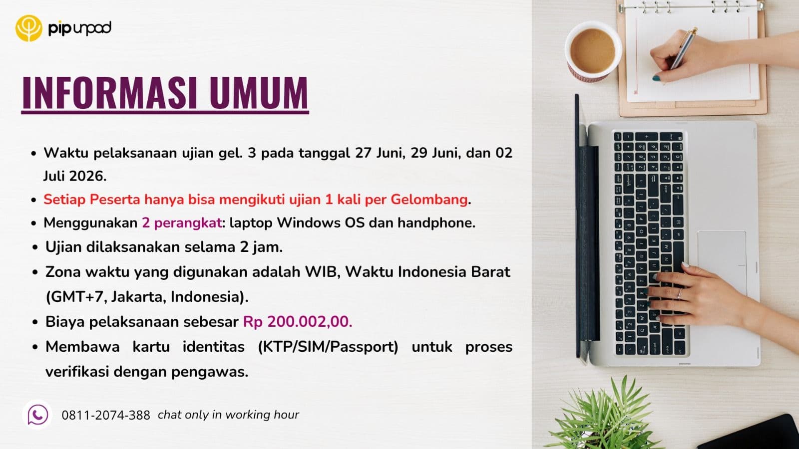 Pendaftaran Ujian Pengetahuan Psikologi (UPP)